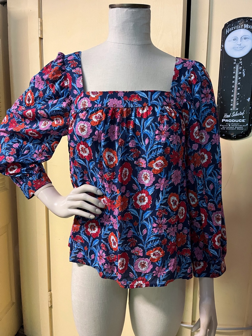 Vineyard Vines Tisbury square neck top